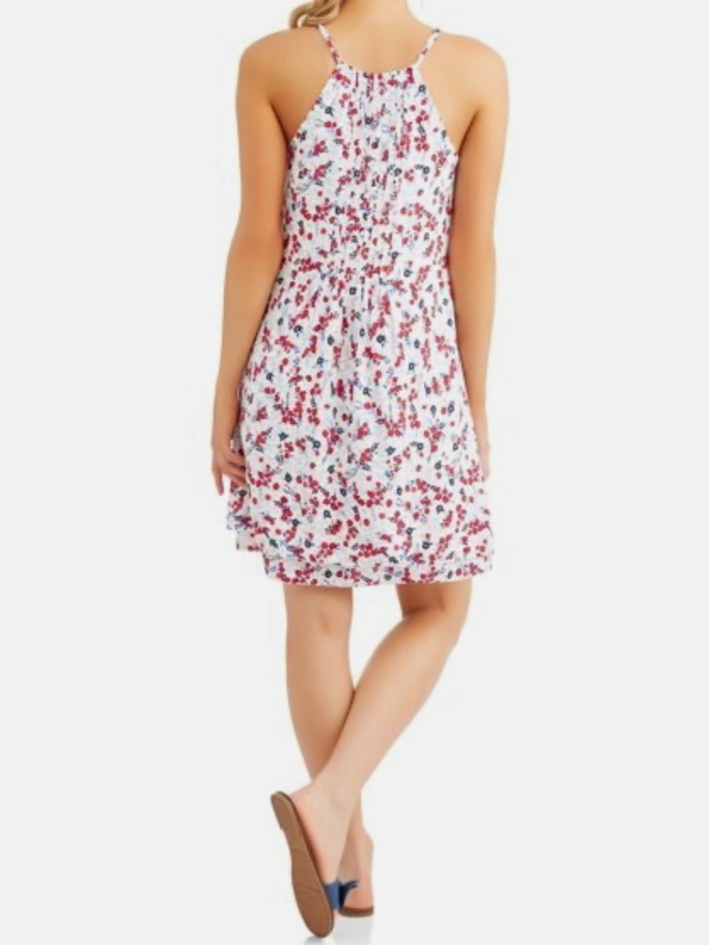 Patriotic Floral Summer Dress - Picture 3 of 5